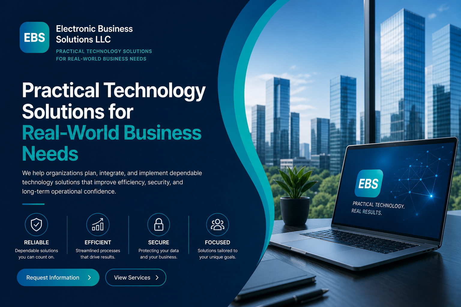Business technology infrastructure planning graphic